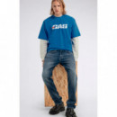 Vaqueros Hombre Vaqueros GAS JEANS Albert Simple Rev 53MM