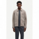 Jerséis y Sudaderas Chaqueta SAMSØE SAMSØE Hannes Full Zip 14612 Elephant Skin