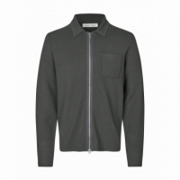 Jerséis y Sudaderas Cardigan SAMSØE SAMSØE Guna X Zip 10490 Black Oyster