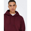 ONLY&SONS Jerséis y Sudaderas Sudadera Only & Sons con Capucha Unicolor Ceres Port Royale