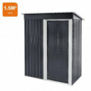 Caseta de Metal Puerta Corredera Antracita AIRMEC 89X163X182 Cm (1.5M2)