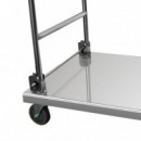 Carro Transporte Inox LARRYHOUSE 45X72X85 Cm