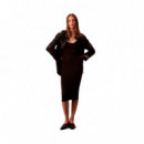 Vestido Slim sin Mangas de Punto de Algodón  CALVIN KLEIN