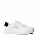 Zapatillas de Piel con Logo Distintivo  CALVIN KLEIN