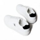 Zapatillas de Piel con Logo Distintivo  CALVIN KLEIN
