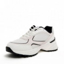 Zapatillas de Piel y Malla Transpirables  CALVIN KLEIN