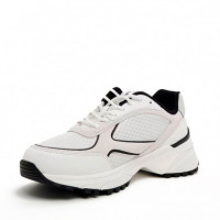 Zapatillas de Piel y Malla Transpirables  CALVIN KLEIN