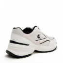Zapatillas de Piel y Malla Transpirables  CALVIN KLEIN