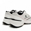 Zapatillas de Piel y Malla Transpirables  CALVIN KLEIN