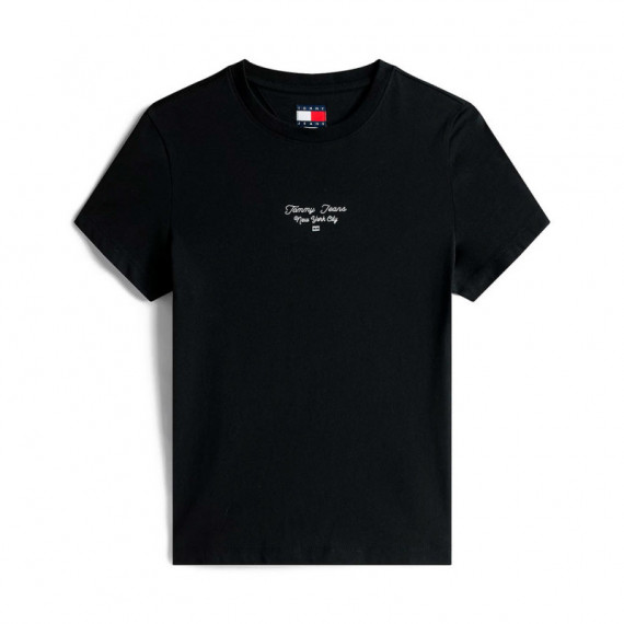 Camiseta de Punto con Logo y Corte Slim  TOMMY HILFIGER