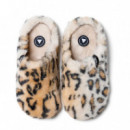 Pantuflas York Fur Leo  VERBENAS
