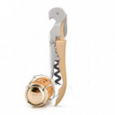 2F Corkscrew Wine & Champagne Gold PULLTEX 109-119