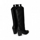 Bota Cawboy Piel Negro  VERSACE JEANS