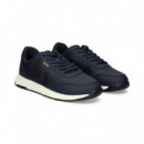 Deportivo Piel+nylon Azul  HUGO BOSS