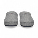 ZAPATILLA DE CASA FELPA GRIS