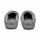 ZAPATILLA DE CASA FELPA GRIS