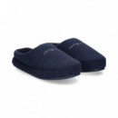 ZAPATILLA DE CASA FELPA AZUL