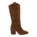 1/2 Bota Cowboy Strass ante Camel  ALMA EN PENA