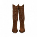 1/2 Bota Cowboy Strass ante Camel  ALMA EN PENA