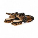 sin Talon 2 Hebillas Leopardo   ALMA EN PENA