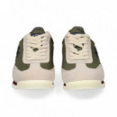 Deportivo Ante+nylon Beige+kaki  SILBON