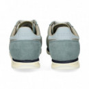 Deportivo Ante+nylon Azul+gris  SILBON