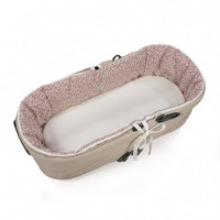 Cubre Capazo Varillas + Sábanas Ajustable Capazo Cherry PASITO A PASITO