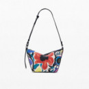 DESIGUAL Bolso Bandolera Efecto Piel 25SAXP93-9019