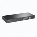 TP-LINK Switch Gigabit de 18 Puertos con 16 Puertos Poe+ Mas 2 Sfp