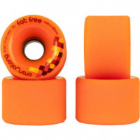 Ruedas ORANGATANG Longboard 65mm 80a Fat Free