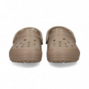 Zueco Clasicc con Pelo Beige  CROCS