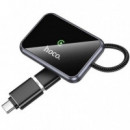 HOCO HU1 Adaptador Inalámbrico Carplay para Coche - Gris Metalizado