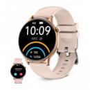 KSIX Reloj Inteligente CORE2 Amoled Rosa Llamadas, Notificaciones Monitor de Sueño