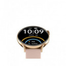 KSIX Reloj Inteligente CORE2 Amoled Rosa Llamadas, Notificaciones Monitor de Sueño