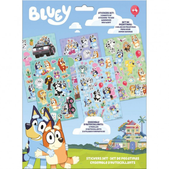 Set Pegatinas Bluey  KIDS LOGIC