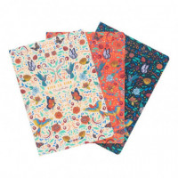 Pack 3 Cuadernos Viva la Vida Frida Khalo  GRUPO ERIK