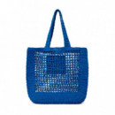 Bolso Shopper de Rafia Shopper  KARL LAGERFELD JEANS