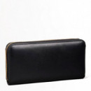 Cartera Larga con Cremallera y Herraje de Monograma  CALVIN KLEIN