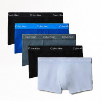 Pack de 5 Bóxers Ajustados de Tiro bajo - Icon Cotton Stretch  CALVIN KLEIN