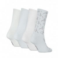 Pack de 4 Calcetines Altos  CALVIN KLEIN