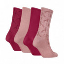 Pack de 4 Calcetines Altos  CALVIN KLEIN