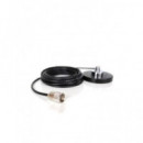 Komunica Base Magnetica PWR-BM-90 Extraplana 9CM PL-259 + Cable 5MTRS RG-58  LALO