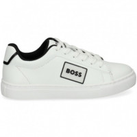 Banda Boss Deportivo Piel Blanco  HUGO