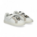 Deportivo Velcros Ante+piel Blanco  KARL LAGERFELD KIDS