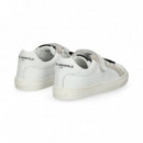 Deportivo Velcros Ante+piel Blanco  KARL LAGERFELD KIDS
