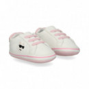 Dep.sin Cordon Choupette Piel Blanco  KARL LAGERFELD KIDS