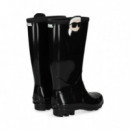 Bota de Agua Negro  KARL LAGERFELD KIDS