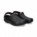 Zueco Antideslizante Negro  CROCS
