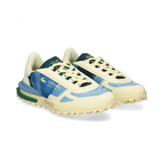 Deportivo Piel+nylon Amarillo+jeans  LACOSTE