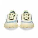 Deportivo Piel+nylon Amarillo+jeans  LACOSTE